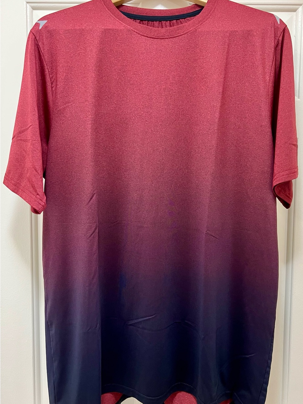 Liberty Pro Men's Gray Geometric Graphic Performance T-Shirt - Size L